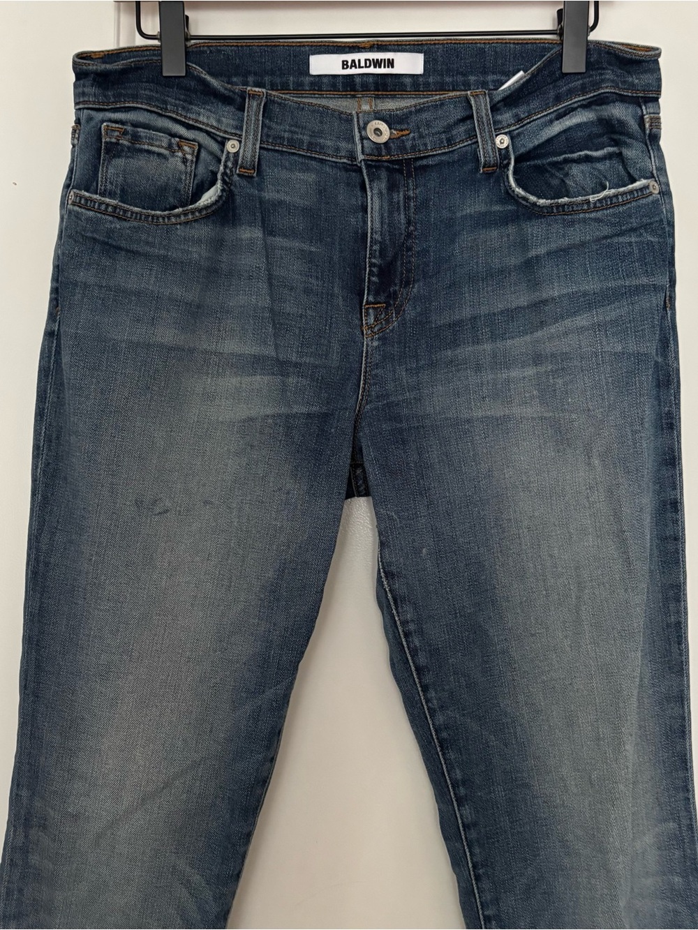 Baldwin The Ten Skinny Jeans Japanese denim 30 pike place medium wash - Picture 3 of 16